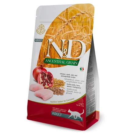 Farmina N&D Ancestral Grain Chicken & Pomegranate Adult for cats