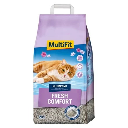 MultiFit Fresh Comfort, scented clumping litter 20 L from Maxi Zoo